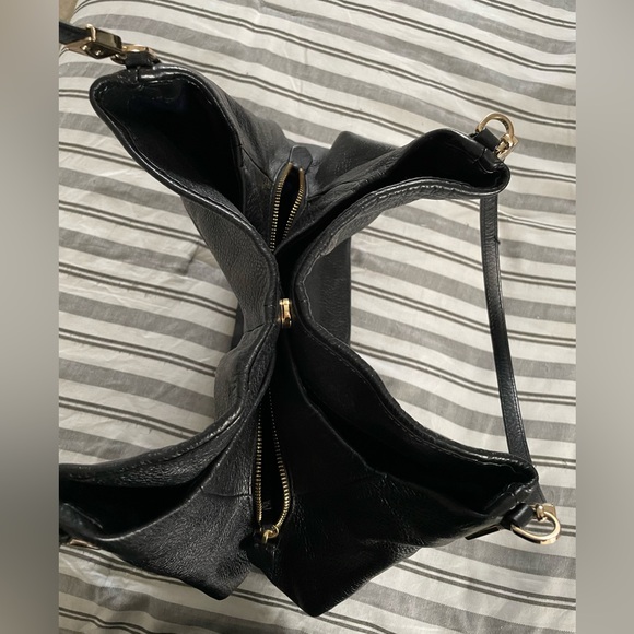 Black Leather Coach Hobo Bag - Picture 6 of 7